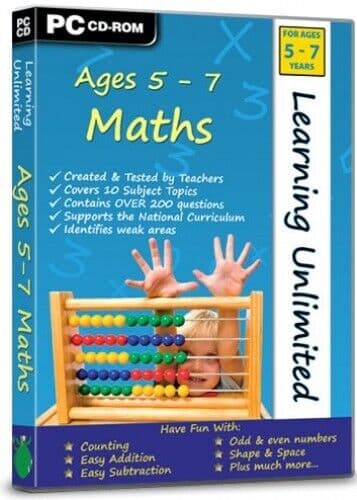 Learning Unlimited Ages 5 - 7 Maths - Game YWLN Pre-Owned
