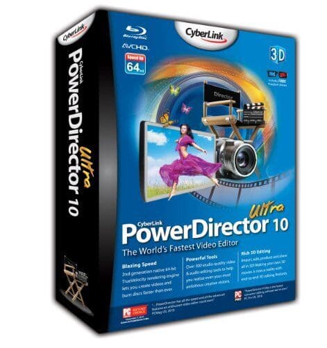 CyberLink PowerDirector 10 Ultra [Old Version] - Game U4LN Pre-Owned