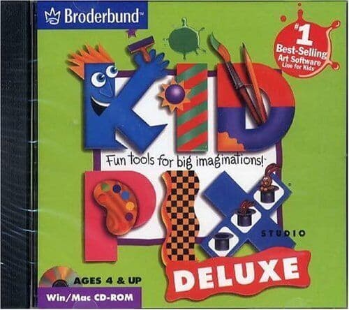 Kid Pix Studio Deluxe 2.0 - Windows / Macintosh (Jewel Case) - Game D8VG The Pre-Owned
