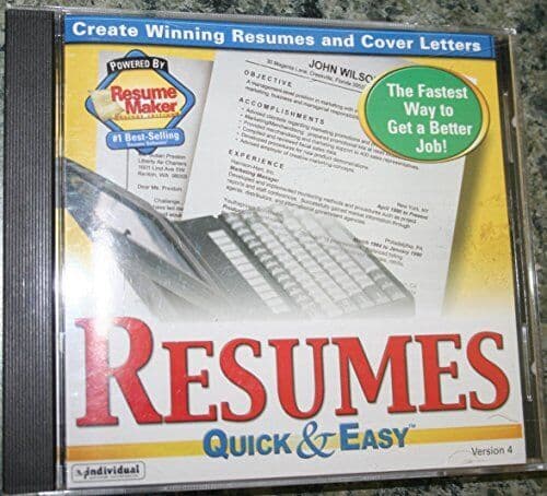 Resumes Quick and Easy 4 - Game VWVG Pre-Owned