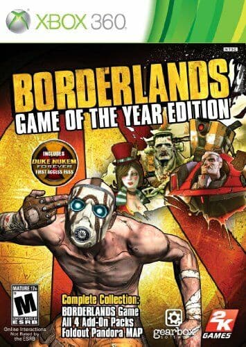 Borderlands Game of the Year -Xbox 360 - Game UIVG Pre-Owned