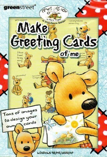 Greenstreet Newton Bear Make Greeting Cards Of Me - Game DCLN Fast Pre-Owned
