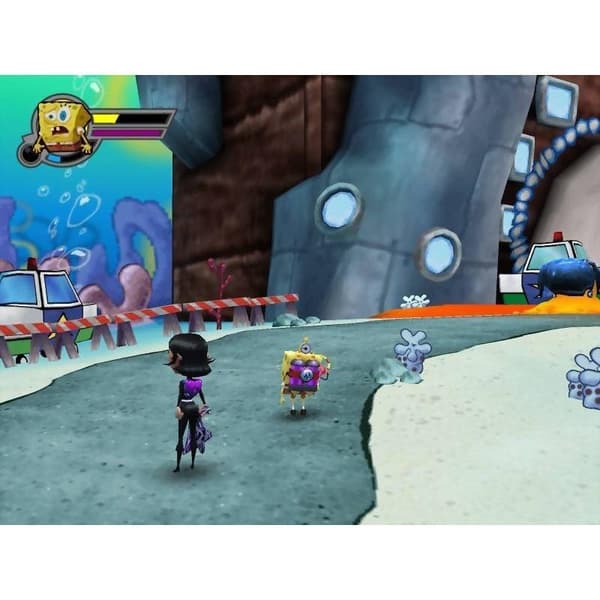 Spongebob Squarepants featuring Nicktoons Globs of Doom Playstation 2 PS2 (Begagnad)