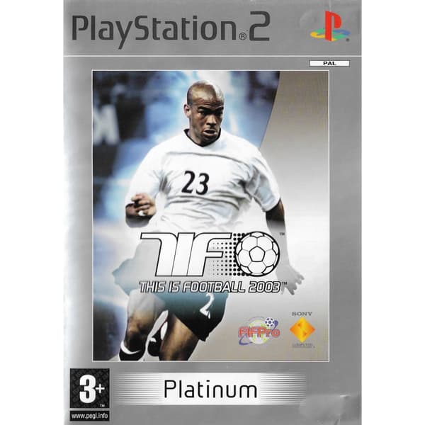This is Football 2003 Playstation 2 PS2 Platinum (Brugt)