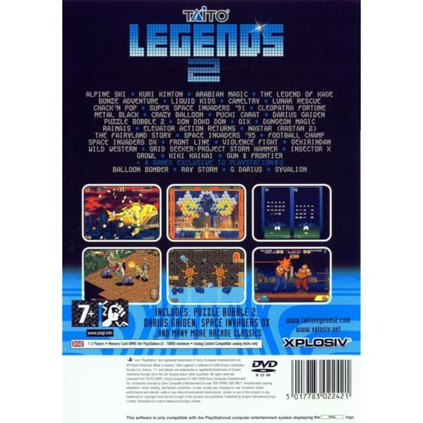 Taito Legends 2 Playstation 2 PS2 (Brugt)