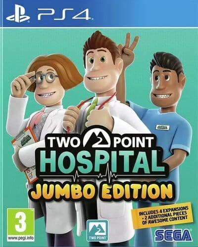 Two Point Hospital: Jumbo Edition (Playstation 4 PS4) PEGI 3+ Strategy: Management Pre-Owned