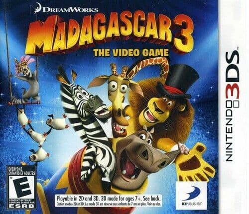 Nintendo 3DS : Madagascar 3: The Video Game - Nintendo VideoGames Pre-Owned