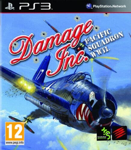 Damage Inc. Pacific Squadron WNintendo Wii (Playstation 3 PS3) PEGI 12+ Combat Game: Flying Pre-Owned
