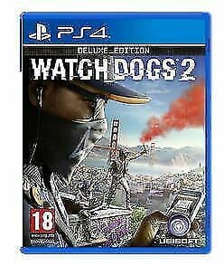 PlayStation 4 : WATCH DOGS 2 - DELUXE EDITION PS4 VideoGames Pre-Owned