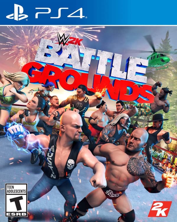 PlayStation 4 : WWE 2K Battlegrounds PS4 VideoGames Pre-Owned