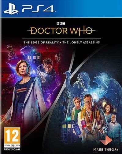 Doctor Who: The Edge of Reality + The Lonely Assassins (Playstation 4 PS4) Adventure Pre-Owned