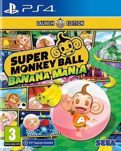 Super Monkey Ball Banana Mania: Launch Edition (Playstation 4 PS4) PEGI 3+ Puzzle: Dexterity Pre-Owned