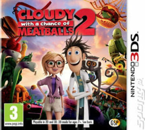 Cloudy With a Chance of Meatballs 2 (Nintendo 3DS) PEGI 3+ Puzzle Pre-Owned