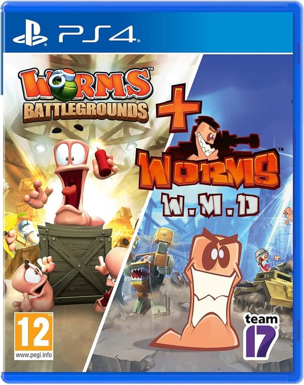 PlayStation 4 : Worms Battleground + Worms WMD (PS4) VideoGames Pre-Owned