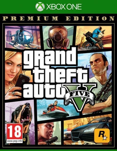 Xbox One : Rockstar Games Grand Theft Auto V Premiu VideoGames Pre-Owned
