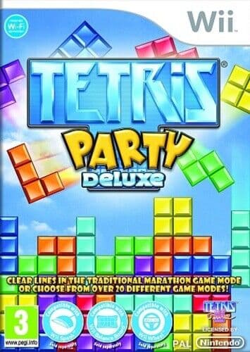 Tetris Party Deluxe (Nintendo Wii) PEGI 3+ Puzzle: Falling Blocks Pre-Owned