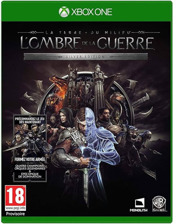 Shadow Of War Silver Ed (Xbox One) VideoGames Pre-Owned