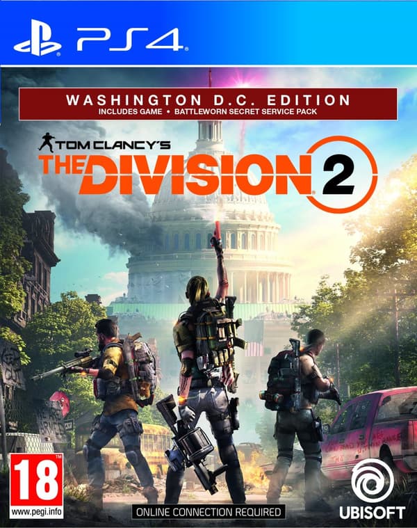 Division 2 Washington Edition Playstation 4 PS4 Game VideoGames Pre-Owned