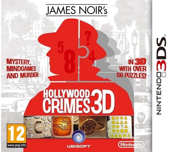 James Noir’s Hollywood Crimes (Nintendo 3DS) PEGI 12+ Puzzle: Hidden Object Pre-Owned
