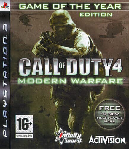 Call of Duty 4 Modern Warfare: Game of the Year Edition (Playstation 3 PS3) PEGI 16+ Combat Pre-Owned