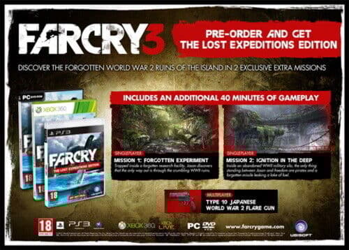 Far Cry 3: The Lost Expeditions (Xbox 360) PEGI 18+ Shoot ‘Em Up Pre-Owned