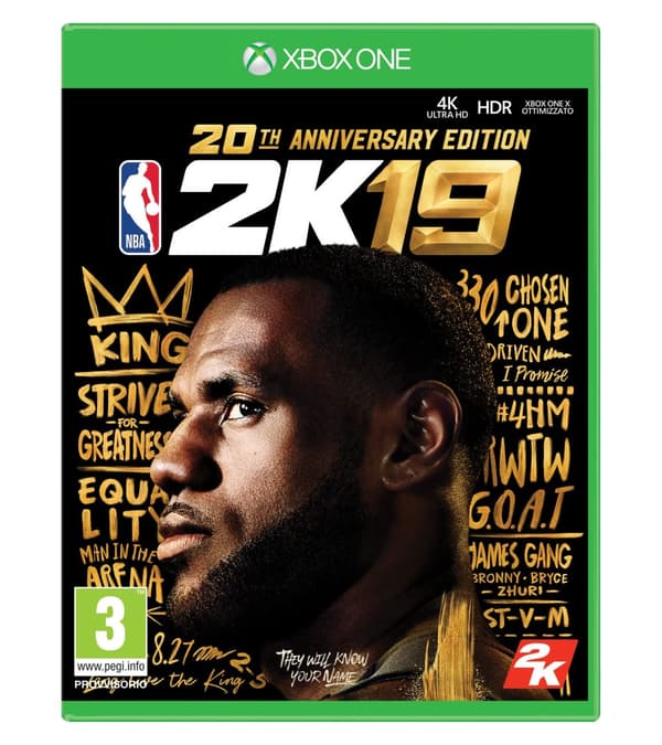 Xbox One : NBA 2K19 20th Anniversary Edition - Spec VideoGames Pre-Owned