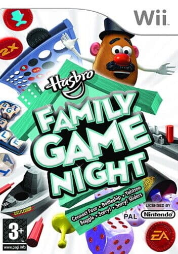 Hasbro Family Game Night (Nintendo Wii) PEGI 3+ Board Game Pre-Owned