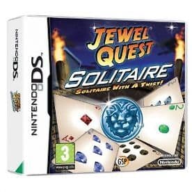 Jewel Quest Solitaire (Nintendo DS) PEGI 3+ Puzzle Pre-Owned