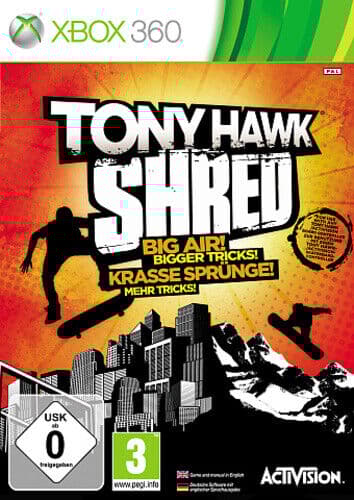 Tony Hawk: Shred (Xbox 360) PEGI 3+ Sport: Skateboard Pre-Owned