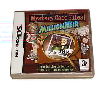 Nintendo DS : Mystery Case Files MillionHeir Game DS VideoGames Pre-Owned