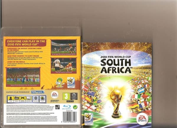 2010 FIFA World Cup South Africa (Playstation 3 PS3) PEGI 3+ Sport: Football Soccer Pre-Owned
