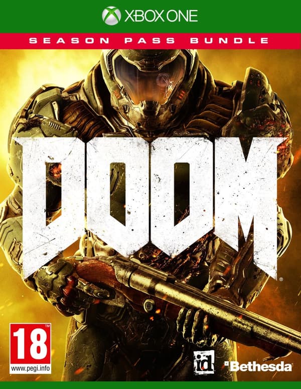Xbox One : Doom Game + Season Pass Bundle (Exclusiv VideoGames Pre-Owned