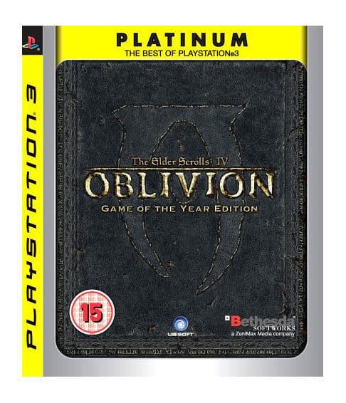 The Elder Scrolls IV: Oblivion: Game of the Year Edition (Playstation 3 PS3) Adventure: Role Pre-Owned