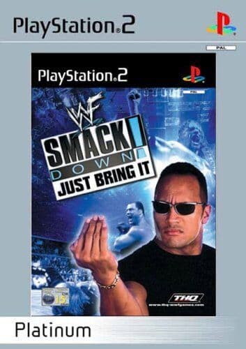 PlayStation2 : WWF SmackDown: Just Bring It Platinum VideoGames Pre-Owned