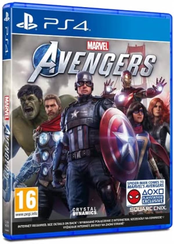 PlayStation 4 : Marvels Avengers with Iron Man Digital C VideoGames Pre-Owned