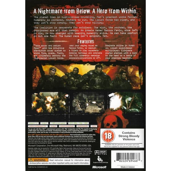 Gears of War Xbox 360 Classics (Brukt)
