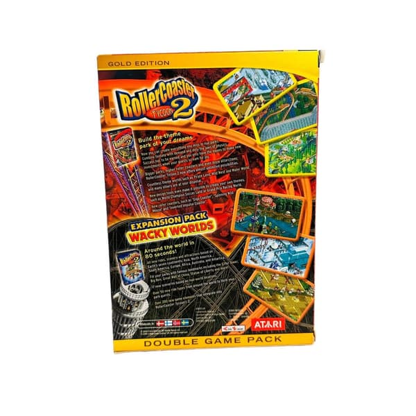 Rollercoaster Tycoon 2 och Wacky Worlds expansionen (Beg PC)