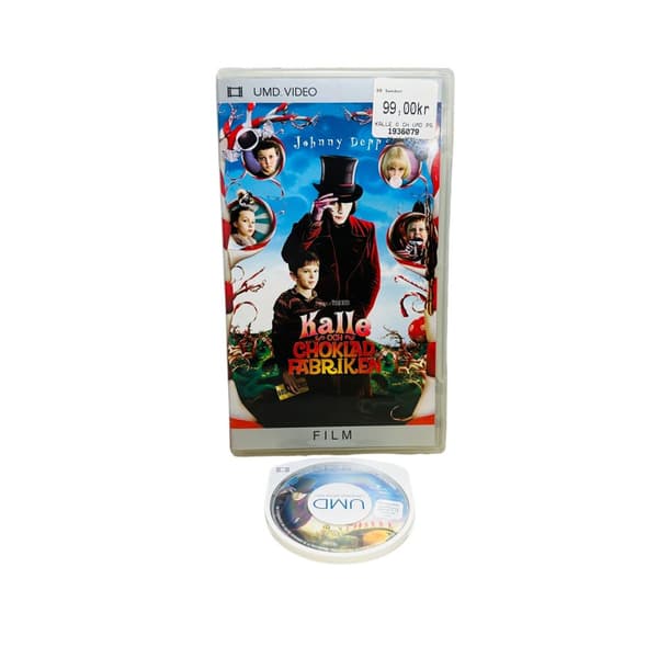 Kalle och Chokladfabriken (Svensk utgåva med svenskt text UMD Sony Psp