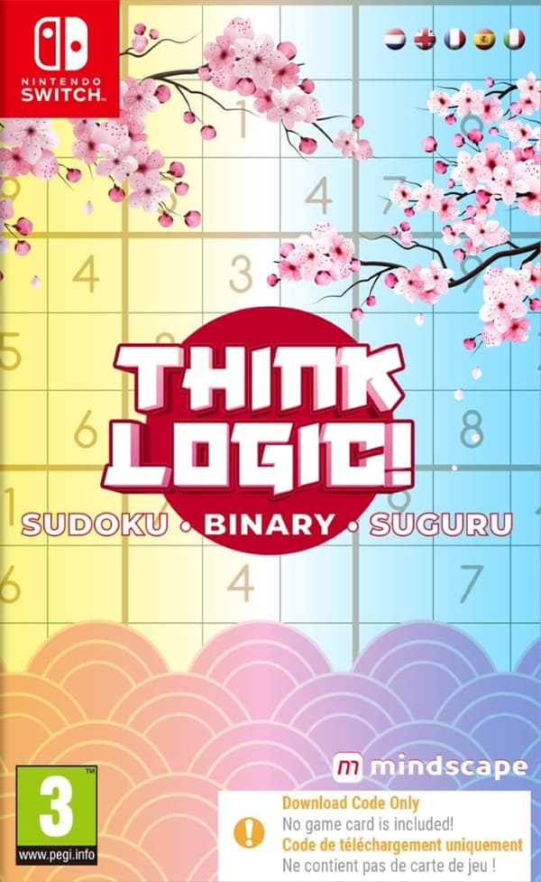 Think Logic! Sudoku - Binary - Suguru (Code in Box) (Nintendo Switch)