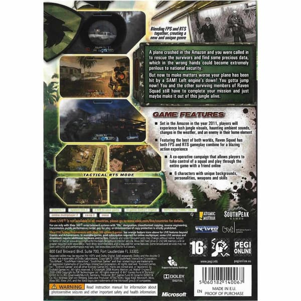 Raven Squad Xbox 360 (Brukt)