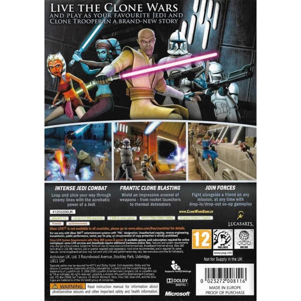 Star Wars The Clone Wars Republic Heroes Xbox 360 (Brugt)