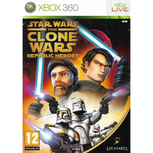 Star Wars The Clone Wars Republic Heroes Xbox 360 (Brugt)