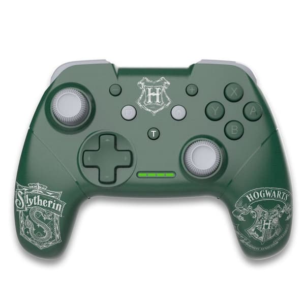 Trade Invaders Harry Potter Wireless Controller Green for Switch with 1M cable - Slytherin (Nintendo Switch)