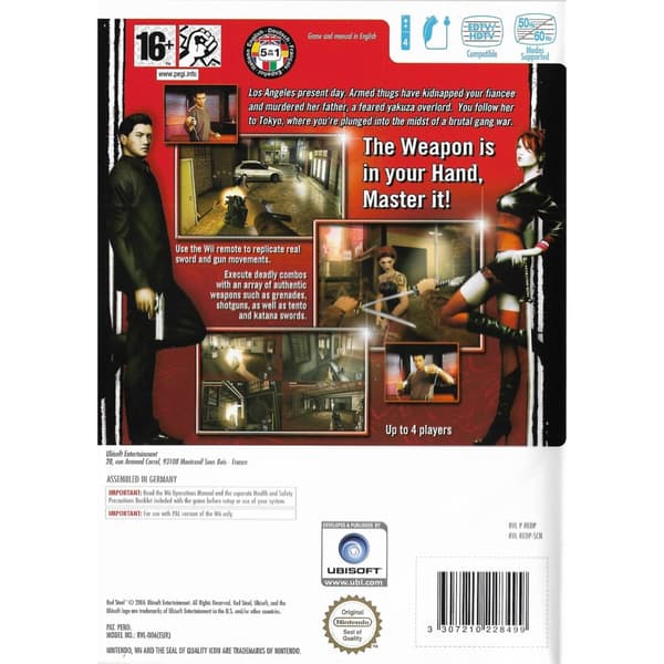 Red Steel Nintendo Wii (Brukt)