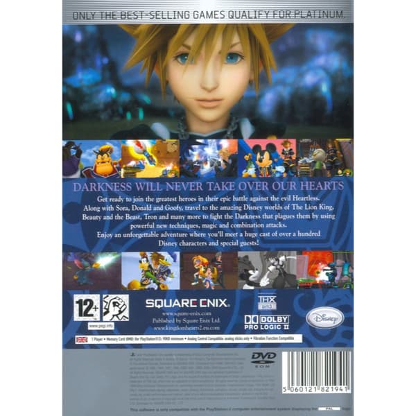 Kingdom Hearts II Playstation 2 PS2 Platinum (Brugt)