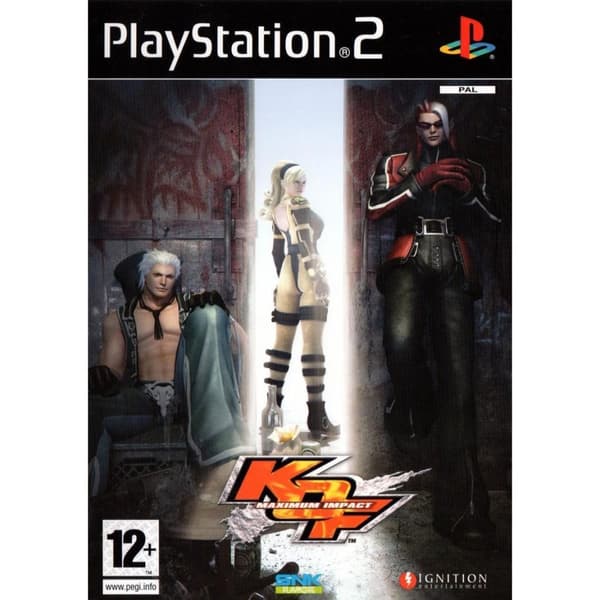 King of Fighters Maximum Impact  Playstation 2 PS2 Paperback + Book (Brukt)