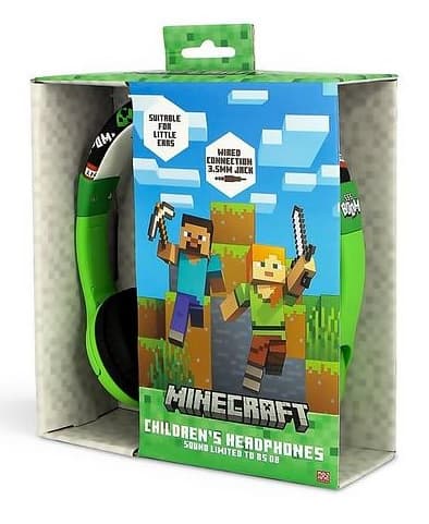 OTL Wired Junior Minecraft Headphones (Minecraft Creeper)  (headphones)