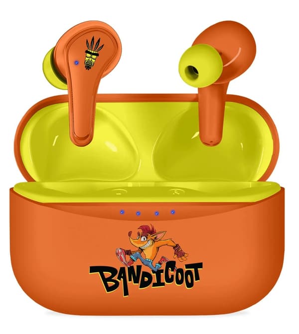 OTL TWS Crash Bandicoot Earpods (Orange)  (earpods)