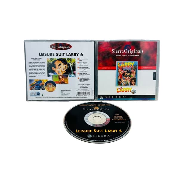 Leisure Suit Larry 6 (Beg PC) KULTKLASSIKER!