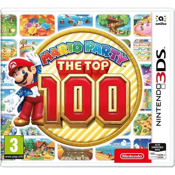 Mario Party: The Top 100 - Nintendo 3DS (brukt)